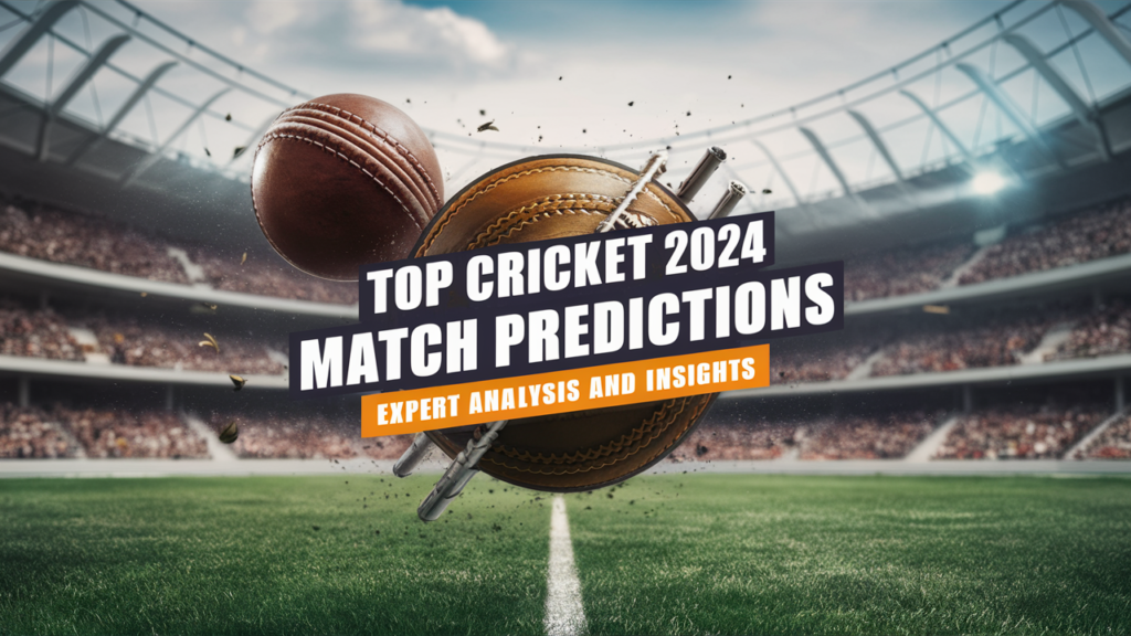 2024 Cricket Match Prediction Infographic.