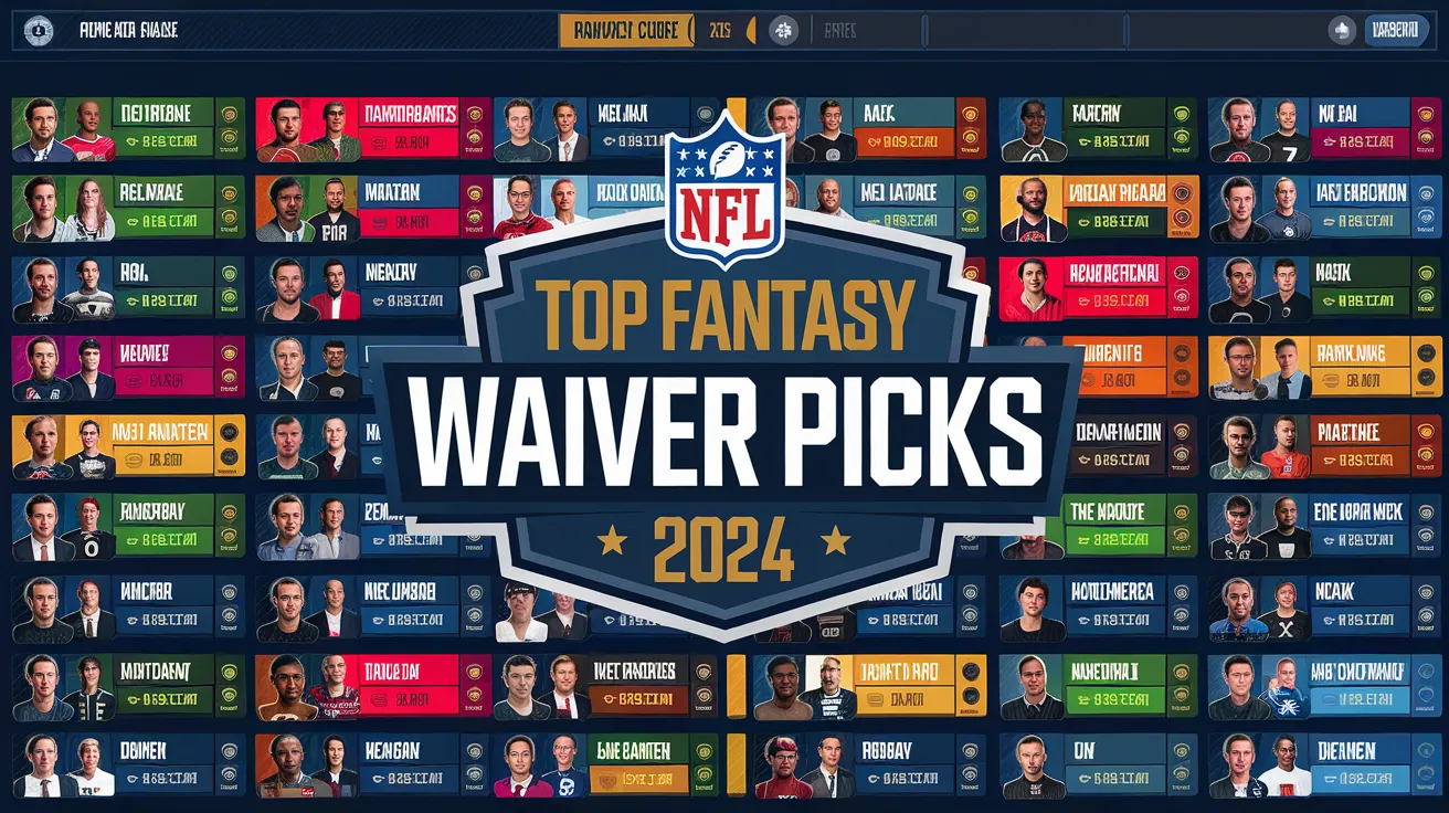 Top Fantasy Waiver Picks 2024