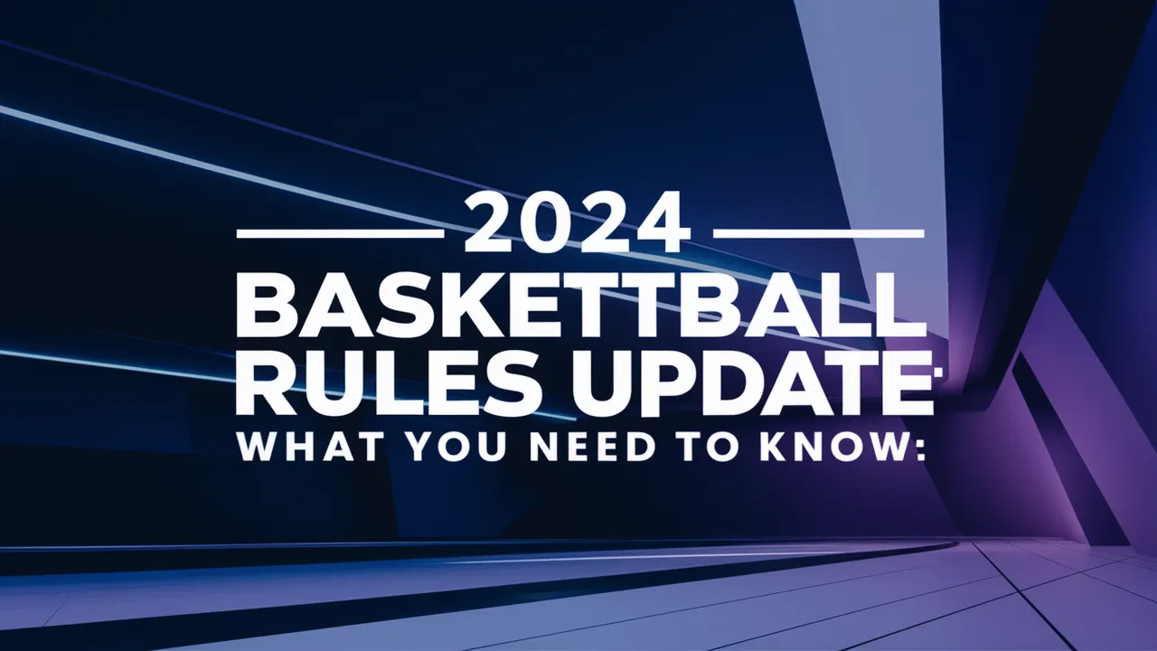 2024 Basketball Rules Update