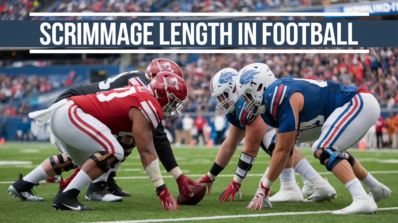 Scrimmage Length in Football