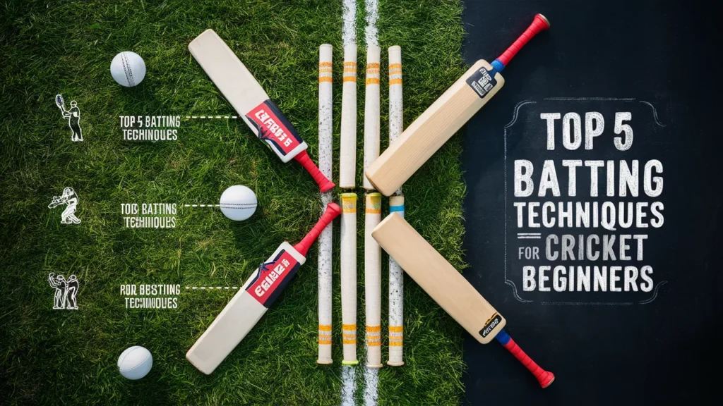 batting techniques for cricket beginners